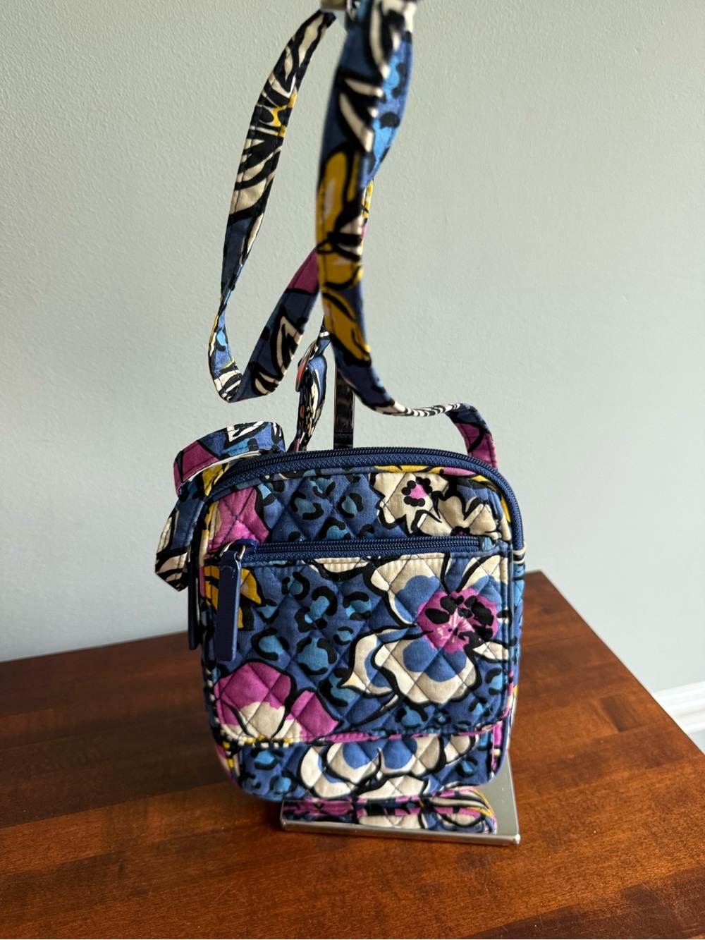VERA BRADLEY Quilted Hipster Crossbody African Violet